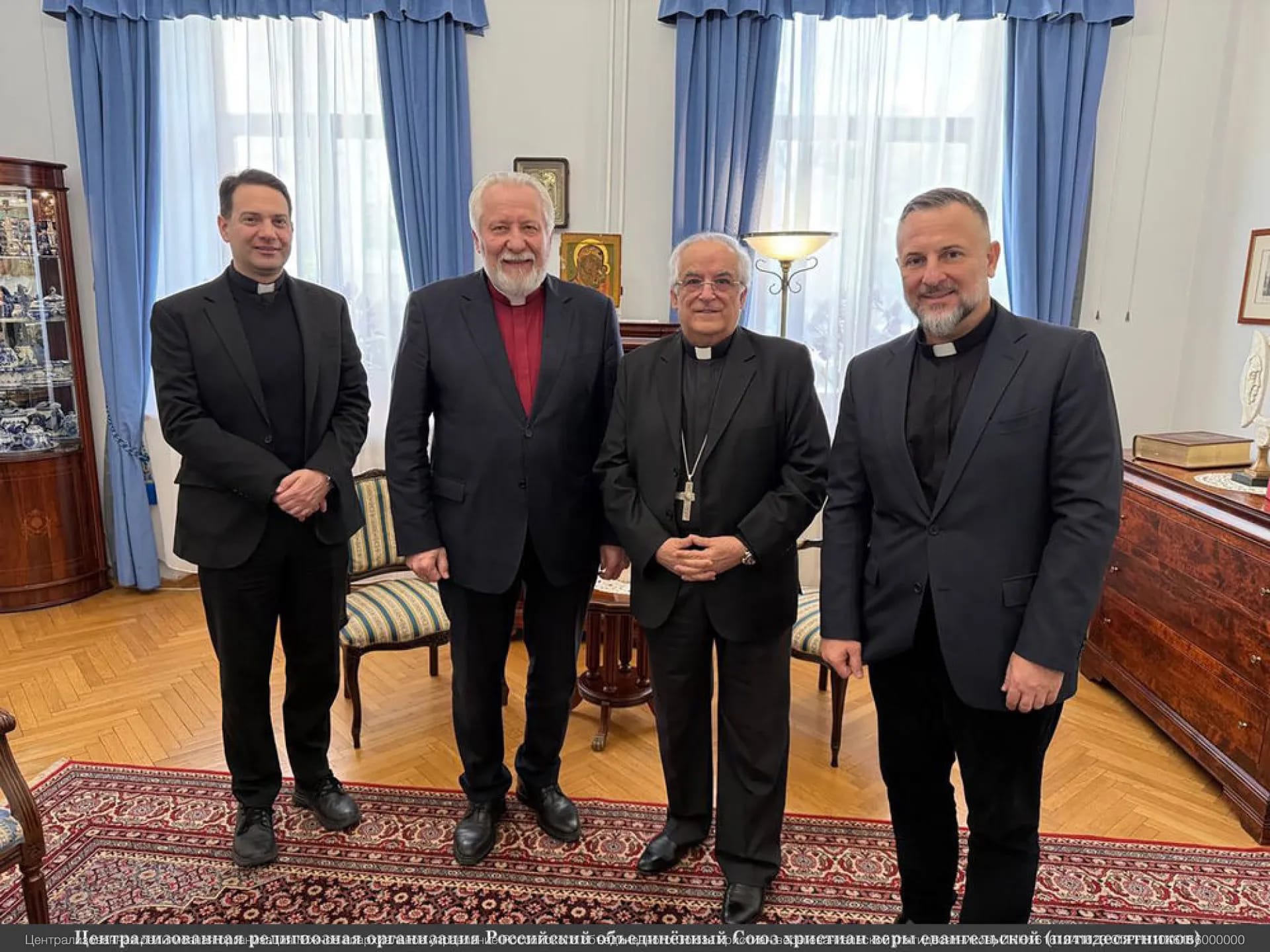 Эдуард Деремов принял участие во встрече представителей РОСХВЕ(п) с Апостольским Нунцием в Москве